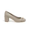 Quilted Gancini Pump Shoe